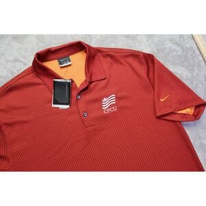 Nike CPCU Central Piedmont Community College Golf Polo Shirt L NWT‎ Charlotte NC